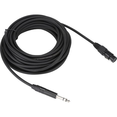 Câble Audio Extension Stéréo Mâle Vers XLR Femelle 10m Blindage Double Alliage De Zinc Pour Microphone Console De Mixage (1/5)