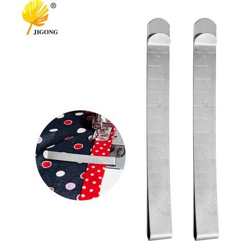 Règle de mesure de 3 pouces, pince à couture en métal, pince à quilter simple, règle de réparation à faire soi-même avec graduations. (1/5)