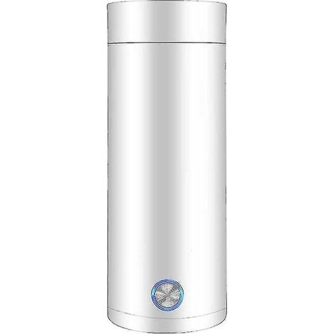 Bouilloire de voyage, bouilloire portable pour boissons saines, ébullition rapide, petite bouilloire avec arrêt automatique, 400 ml (blanche)