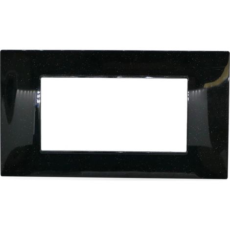 PLACCA 6004-19 4P NERO GLITTER/VMR-PLN TECNOPOLIMERO (1/3)