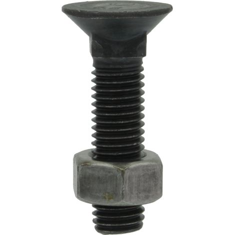 Boulon de charrue avec écrou M12x1,75x50mm 12,9 DIN 608 pour cultivateur 1250812
