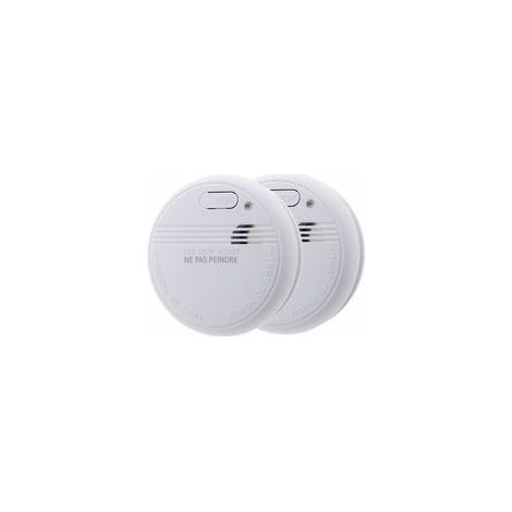 Tigrezy Lot de 2x détecteurs de fumée NF (1/2)