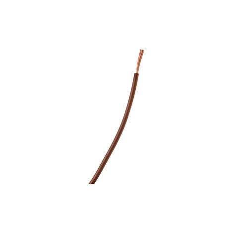 fil souple - h07-vk - 1 x 16 mm2 - marron - couronne de 100 mètres