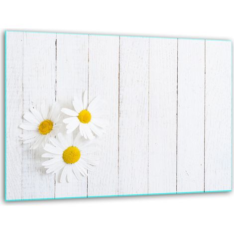 Support pour planche à découper en verre 40x30 cm en bois (1/5)