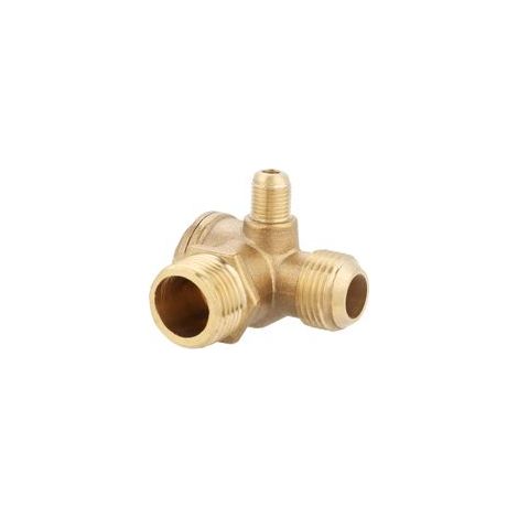 Clapet anti-retour en laiton à filetage mâle 90° pour compresseur d'air, pièces détachées 20 x 19 x 10 mm