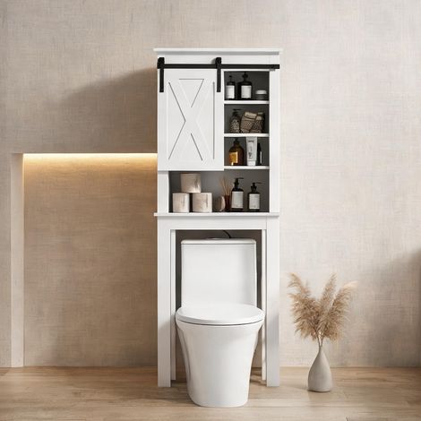 Meuble de salle de bain en melamina de Madeira 67 x 25 x 172 cm (1/5)