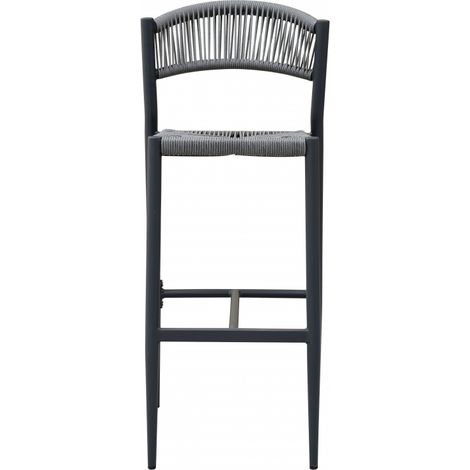 Moia Greenwood Sgabello Milano Antracite Twist Wicker Grigio Contract (1/3)