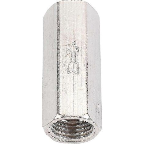 Clapet anti-retour d'air unidirectionnel en laiton fileté 1/4" BSPP femelle à passage intégral pour gaz, huile et eau YVL (1/5)