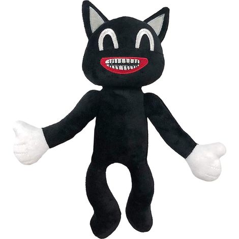 Peluche SCP de 25 cm, chat noir de dessin animé, jouet en peluche monstre pour enfants (1/3)