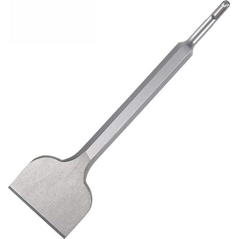 Cincel  para brocas SDS Plus, cincel plano ancho 75 x 280 x 17 mm, cincel para taladro percutor, cincel para baldosas para mampostería, ladrillo, hormigón, baldosas, piedra artificial, baldosas de cer (1/5)
