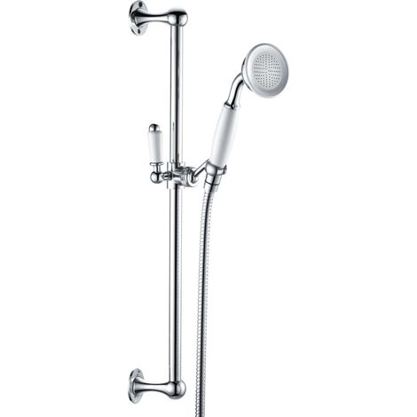Orbit Traditional Shower Slide Rail Kit with Round Handset - Chrome (1/2)