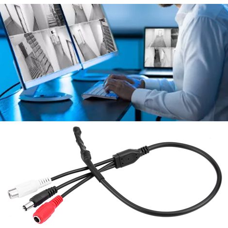 Microphone Haute Sensibilité pour Caméra de Surveillance, Capteur Audio Mini pour Enregistreur DVR