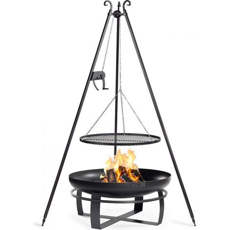 Braséro VIKING 80cm complet multifonction CookKing PACK-111262-3
