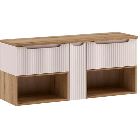 Mueble bajo Riva Cashmere y Madera 140cm (1/4)