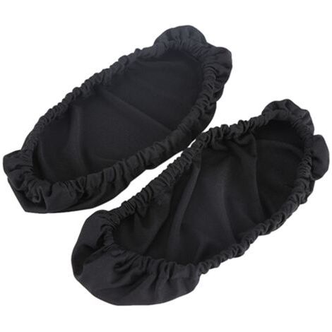 1 paire de housses d'accoudoir de chaise amovibles Housse de fauteuil de bureau de protection élastique Noir (1/5)