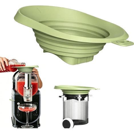 Couvercle de Guide de Liquide pour Ninja Slush Maschine FS301/CL305, Entonnoir Cuisine Pliable en Silicone Alimentaire Accessoire Lavable au Lave-Vaisselle (1/4)