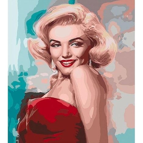 5D-Diamantmosaik – Marilyn Monroe 40 x 30 cm