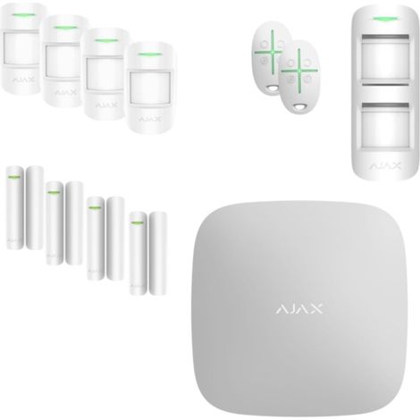 Ajax Kit Allarme 12 Pezzi Aktp12 Bianco