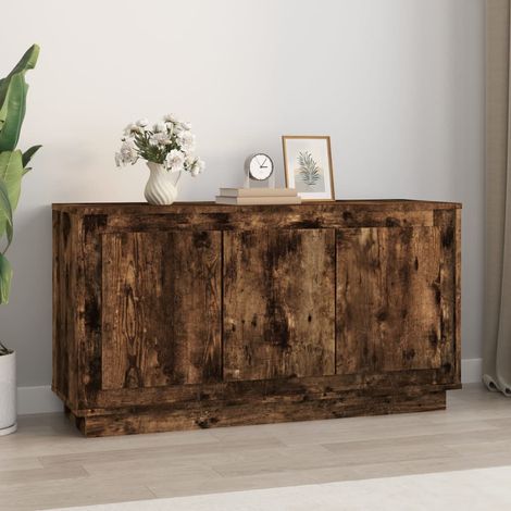 Credenza buffet cassettiera mobile contenitore organizer cucina soggiorno soggiorno 102 x 35 x 55 cm derivati del legno marrone 020030848