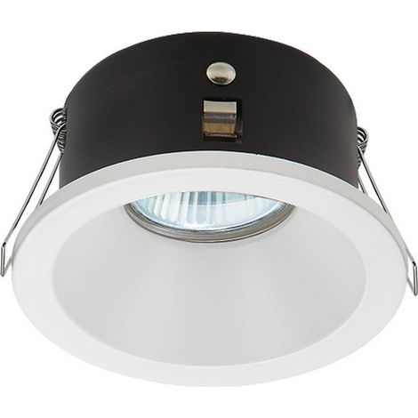 Coupelle Fixe Blanche Mat IP65 Ronde D75 Pour Ampoule LED GU10 ZAMBELIS (1/2)