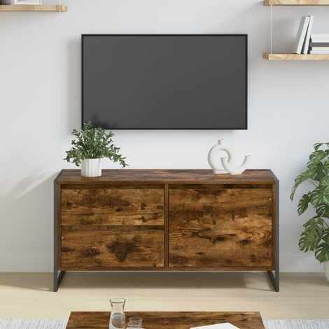 vidaXL Mobile TV Quercia Fumosa 100 x 36 x 49.5 cm Legno