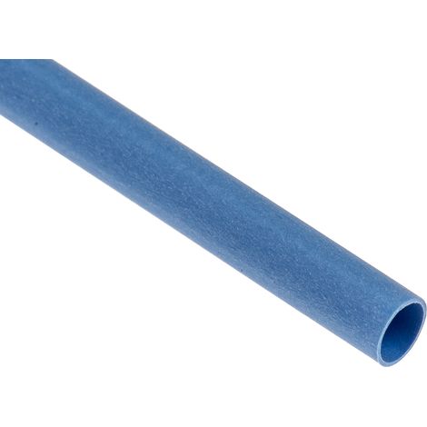 Gaine thermorétractable RS PRO, Dia. 3.2mm Bleu rétreint 2:1, 1.2m ( Prix pour Paquet de 5 )