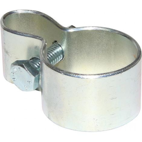 Collier pontet support fixation de garde avant pour mobylette (1/2)