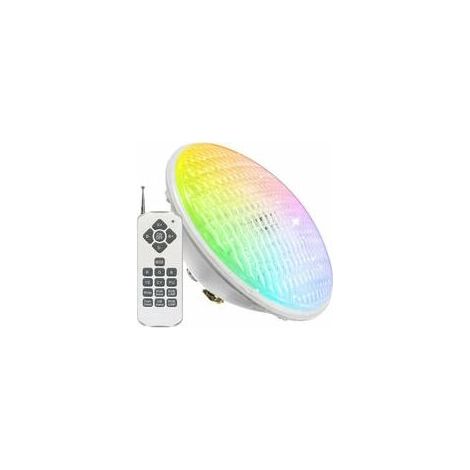 Ampoule LED piscine PAR56 35W – Couleur RGB – 441 LEDs – Éclairage multicolore avec télécommande – Économie d'énergie (1/5)