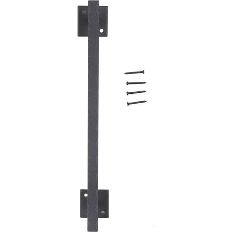 Jeffergarden Poignée de grange en acier au carbone, poignée de porte coulissante mate givrée pour porte d'armoire de Garage, maison (1/5)