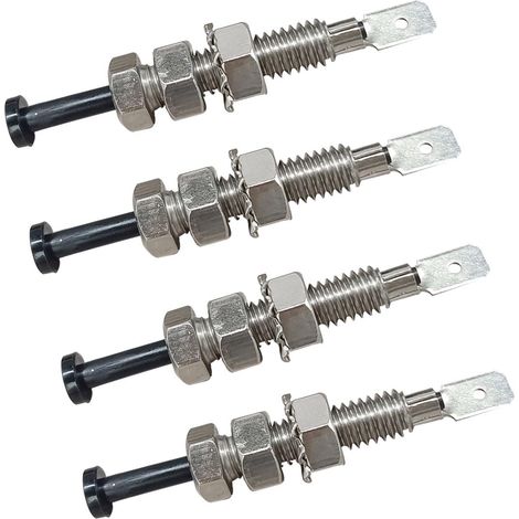 10 pz Interruttore a perno auto On/Off 12V 20A per portiera, bagagliaio, motore, sicurezza allarme, valvola regolabile, vite cofano con luce