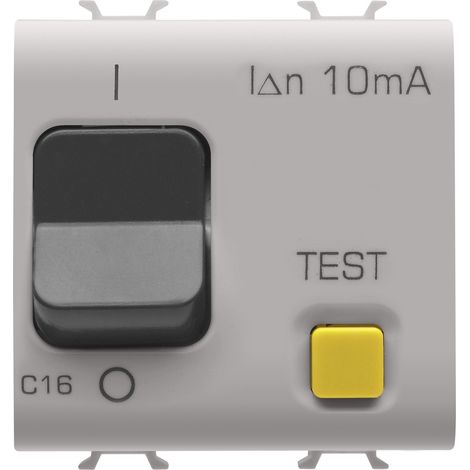 D.DIF.MTH 1P+N C16 10mA 230V CA 3KA BE GEWISS GW13488