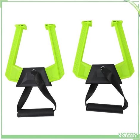 Barre de traction - FAFEICY - pour porte portable - Installation facile - Capacité 330 lb (150 kg) - Coussin antidérapant (1/4)