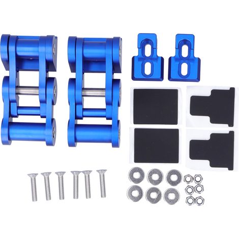 Lot de Verrous de Capot Moteur pour Jeep Wrangler JK 2 Portes et Unlimited 4 Portes 2007-2017 (Bleu) (1/5)