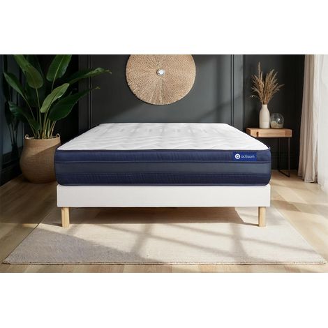 Actiflex tech matratze 180x200cm + Bettgestell mit lattenrost , Härtegrad 5 , Taschenfederkern und Memory-Schaum , Höhe : 24 cm (1/5)