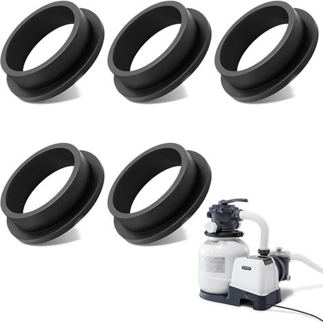 Lot de 5 joints toriques de rechange pour pompe à sable Intex 26323CA, 26323EH, 26331CA, 26331EH, 26337EH (noir) (1/4)