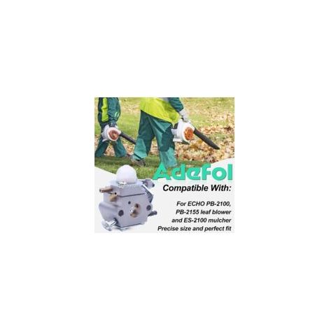 LAN Kit de remplacement de carburateur DOLASO pour souffleur Echo PB-2155 PB-2100 et hacheur ES-2100 : carburateur, joints, durites, filtre à air et bougie d’allumage (10 en 1).