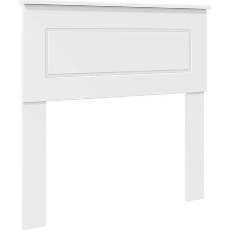 Tête de Lit Armoire de Tête de Lit - Blanc 80 cm Bois d'ingénierie fr21166 (1/5)