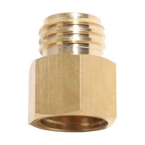 CO2-Gas-Umrüstadapter für Quooker Cube-Tankauslass, TR21-4 Innengewinde auf TR21-3 Außengewinde, Kupfer (1/4)