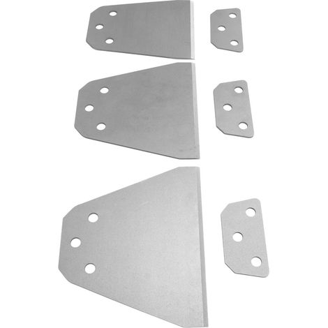 Set aus 3 Abbruchhammer-Schabern, Federstahlklingen mit Gelenken, Fliesenentferner, Mörtel- und Klebstoffentferner, Bodenabbruchwerkzeug (1/5)