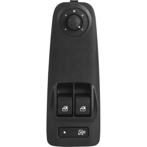 Power Master Window Switc, Interrupteur de lève-vitre électrique noir pour 735487419 6490.X9 (1/4)