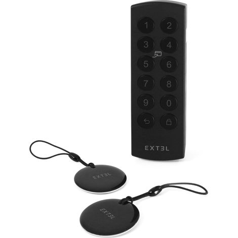 Kabellose Bluetooth-Tastatur - Ausweisleser - für Extel Lock - Extel - 720101
