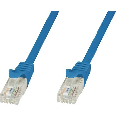 Techly Professional Cavo di Rete Patch in Rame Cat.6 Blu UTP 1,5m (1/5)