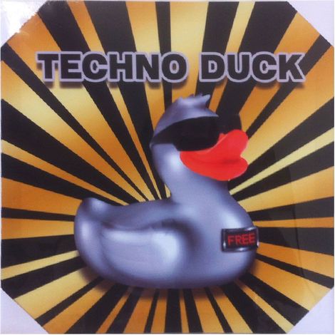 Cadre en toile Canard Techno