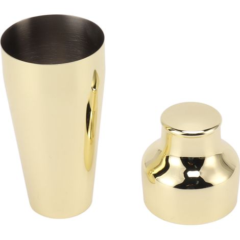 Cocktailshaker aus Edelstahl 304 im französischen Stil, luxuriös, goldfarben, für Mixgetränke (1/5)