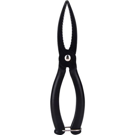 Pince à pêche en Plastique Outil ABS léger poignée Anti Rouille Fish Grip s'attaquer Pince à lèvres Porte Poisson Trigger Clamp (Noir) (1/5)
