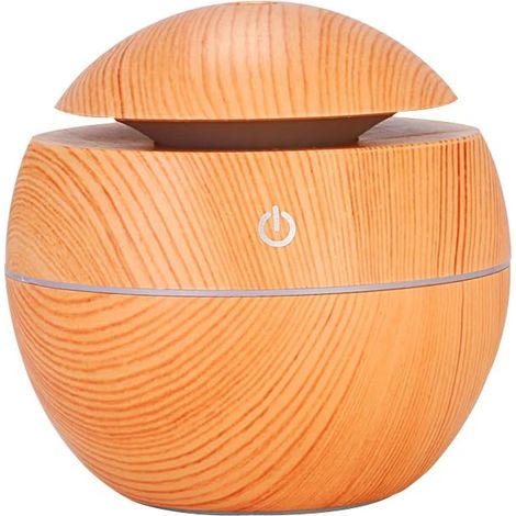 Mini-Licht aus Holz – persönliche Ultraschall-Aromatherapie + LED-Nachtlicht, natürliches Muttertagsgeschenk