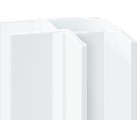 WholePanel 5mm White Aluminium Wall Panel External Corner Trim (1/5)
