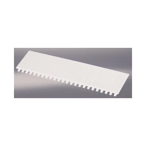 Bande de recouvrement 12 unités – Obturateur pour tableau électrique – Dimensions 300x54 mm – Résistance au feu jusqu'à 850°C – Couleur blanc – F-Tronic (1/5)