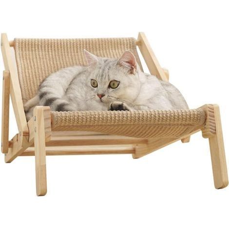 Chaise Lounge Griffoir pour Chat - Griffoir Réglable pour Chat - Accessoire (1/5)