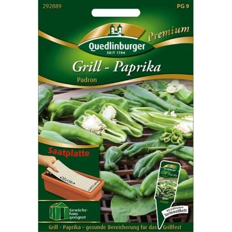 Quedlinburger Grill-Paprika Padron Saatplatte - Gemüsesamen (1/2)